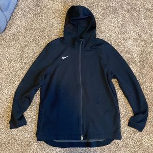 Men’s black Nike and Reebok zip hoodies size XL